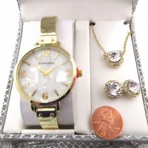 3pcs Jessica Carlyle Watch Jewelry Set